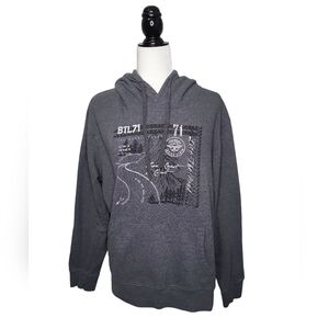 Distillery Apparel Women's Hoodie Size L Gray Pull Over